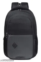 Polyester Backpack for Men & Women, Black