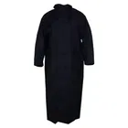 Solid Overcoat with Hoods and Side Pocket Raincoat for Men & Women 