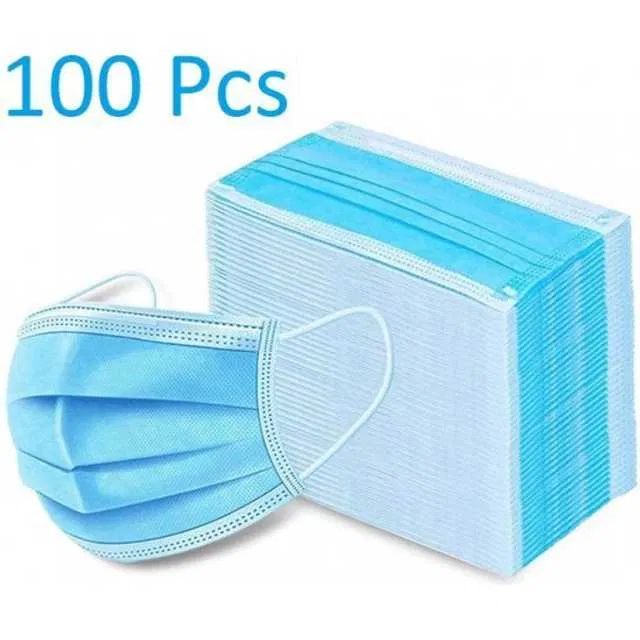 Surgical Mask (Assorted, Pack of 100)