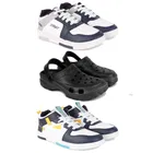 Combo of Casual Shoes with Clogs for Men 