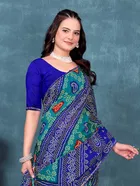 Georgette Bandhini Saree for Women 