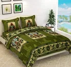 Woolen Double Size Bedsheet with 2 Pillow Covers 