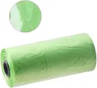 Biodegradable Garbage Bags for Dustbin, Green, Medium [19 x 21 Inches], [30 Pcs x 4 Rolls]