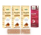 Combo of 3 Pcs Kaipo Honey Almond Nourishing Cream (50 g) with Kaipo Glow Cream (50 g) Set of 2)