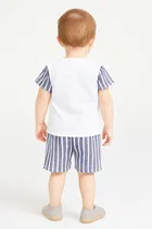 Cotton Blend Printed Clothing Set for Boys 