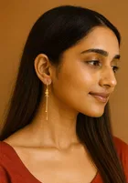 Gold Plated Sui Dhaga Earrings for Women 