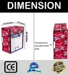 KANUSHI Industries® Fridge Cover for Top/Refrigerator Cover+1 Pc Water furifier Cover+1 Fridge Handle Cover