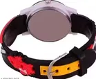 Spiderman Silicone Analog Watch for Kids, Red