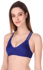Cotton Blend Non Padded Bra for Women 