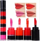 KAYI 4 in 1 Matte Finish Liquid Lipsticks for Women, Long Lasting, Waterproof, Smudge-Proof Lipstick