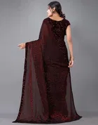 Lycra Blend Embellished Saree for Women 