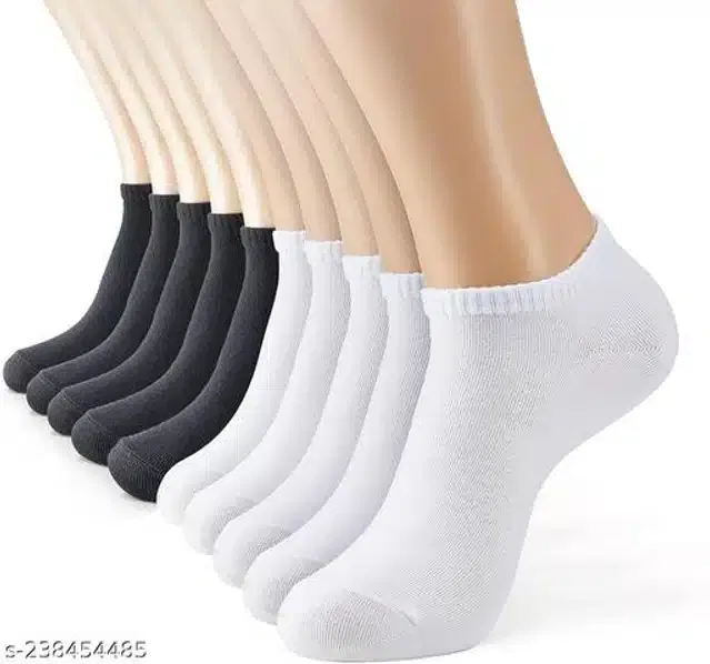 Cotton Socks for Men (Multicolor, Set of 5)