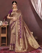 Banarasi Silk Zari Woven Saree for Women 