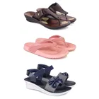 Combo of Heels with Slippers & Flats for Women 