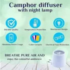 Dramiq Camphor Diffuser/Kapoor Dani Cum Night Lamp Aroma Diffuser & Night Lamp Plastic Incense Holder 