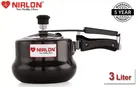Nirlon Hard Anodised Aluminium Inner Lid Pressure Cooker 