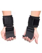 Stainless Steel Weight Lifting Wrist Straps, Black