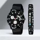 Analog Watch with Bracelet for Men 