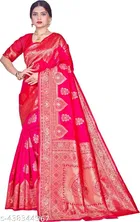 Banarasi Silk Zari Woven Saree for Women 