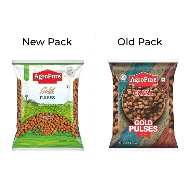 Agropure Gold Kala Chana Sabut 1 Kg