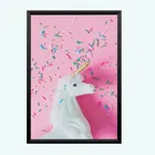Polyester Unicorn Wall Photo Frame 