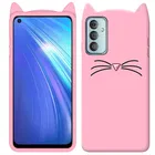 Silicone Mobile Back Cover for Samsung A04s (Pink)