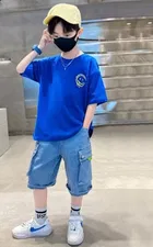 Round Neck Printed T-Shirt for Boys 