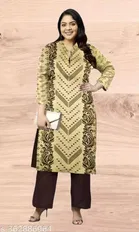 Woolen Printed Kurti for Women 