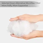 Continental Filled Plain White Pillow 16X24Inch Pack Of 1