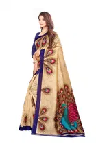 Art Silk Printed Saree for Women 