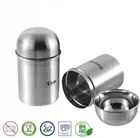 NIVIS Steel Tea Sugar Container 