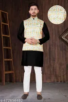 Cotton Koti Kurta Set for Men 