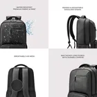 Gear Vintage 4, 29L Water Resistant Anti Theft Faux Leather Laptop Backpack for Men & Women, Black