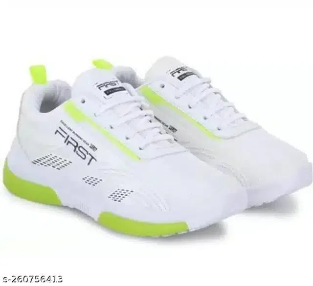 LifeO Sports Shoes for Men (White, 9)