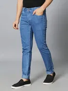 Denim Solid Jeans for Men 