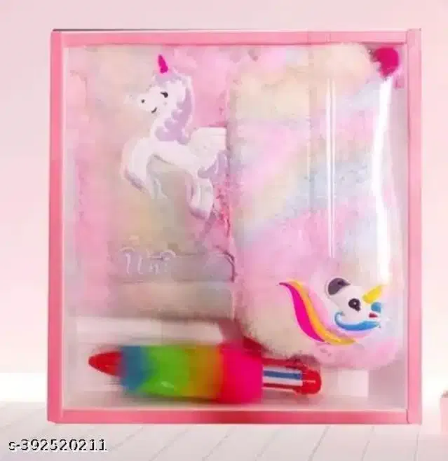 Unicorn Theme Stationery Kit (Multicolor)