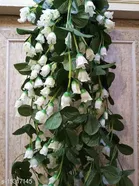 Polyester Artificial Hanging Flower Garlands 