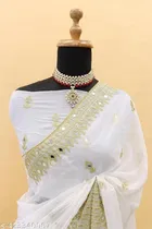 White Saree for Women 