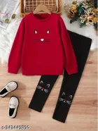 Cotton Blend Clothing Set for Girls 