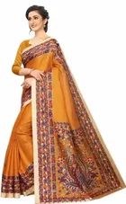 SVB साड़ी मैसुर सिल्क कलमकारी साड़ी 