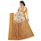 ग्रबस्टेकर फ्लोरल प्रिंटेड साड़ी 