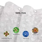 KANUSHI Industries® 5 Feet 1 Pieces Transparent Bath Curtain and AC Curtain..