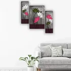 MDF 2 Pcs Designer Wall Painting for Home & Office 