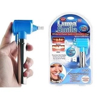 Pallavi Trading Tooth Polisher Whitener Stain Remover With Led Light Luma Smile Rubber Cups