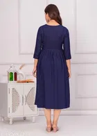 Rayon Kurti for Women, Blue 