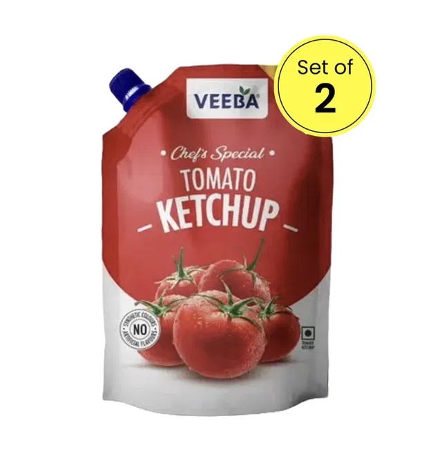 वीबा टोमेटो केचप शेफ्स स्पेशल 2X900 g (पैक ऑफ़ 2)