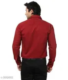 Cotton Solid Full Sleeves Shirt for Men 
