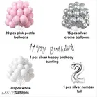57 Pcs 2nd Birthday Decoration kit, Multicolour, Set of 1