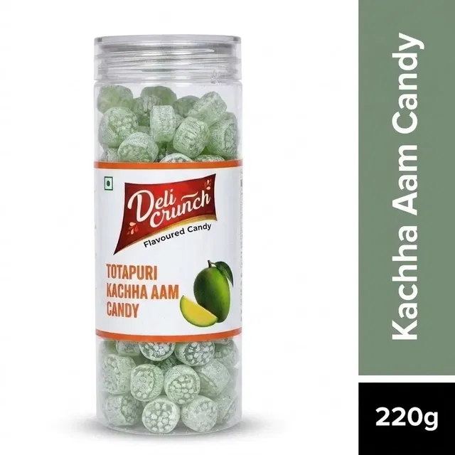 DeliCrunch Totapuri Kachha Aam Candy 220 g
