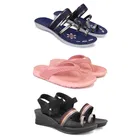 Combo of Flats with Slippers & Sandals for Women 